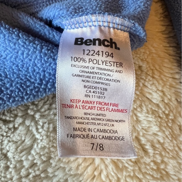 Kids Bench blue long sleeve sweater - Picture 3 of 3